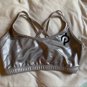 Peloton Silver Sports Bra